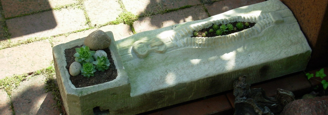 Gartenobjekt der Bildhauerin Doris Gessner